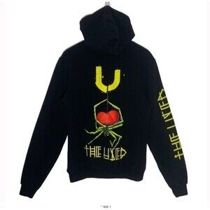 The Used Band Spidroin Limited Edition Black Hoodie Band Merch Unisex Small EUC